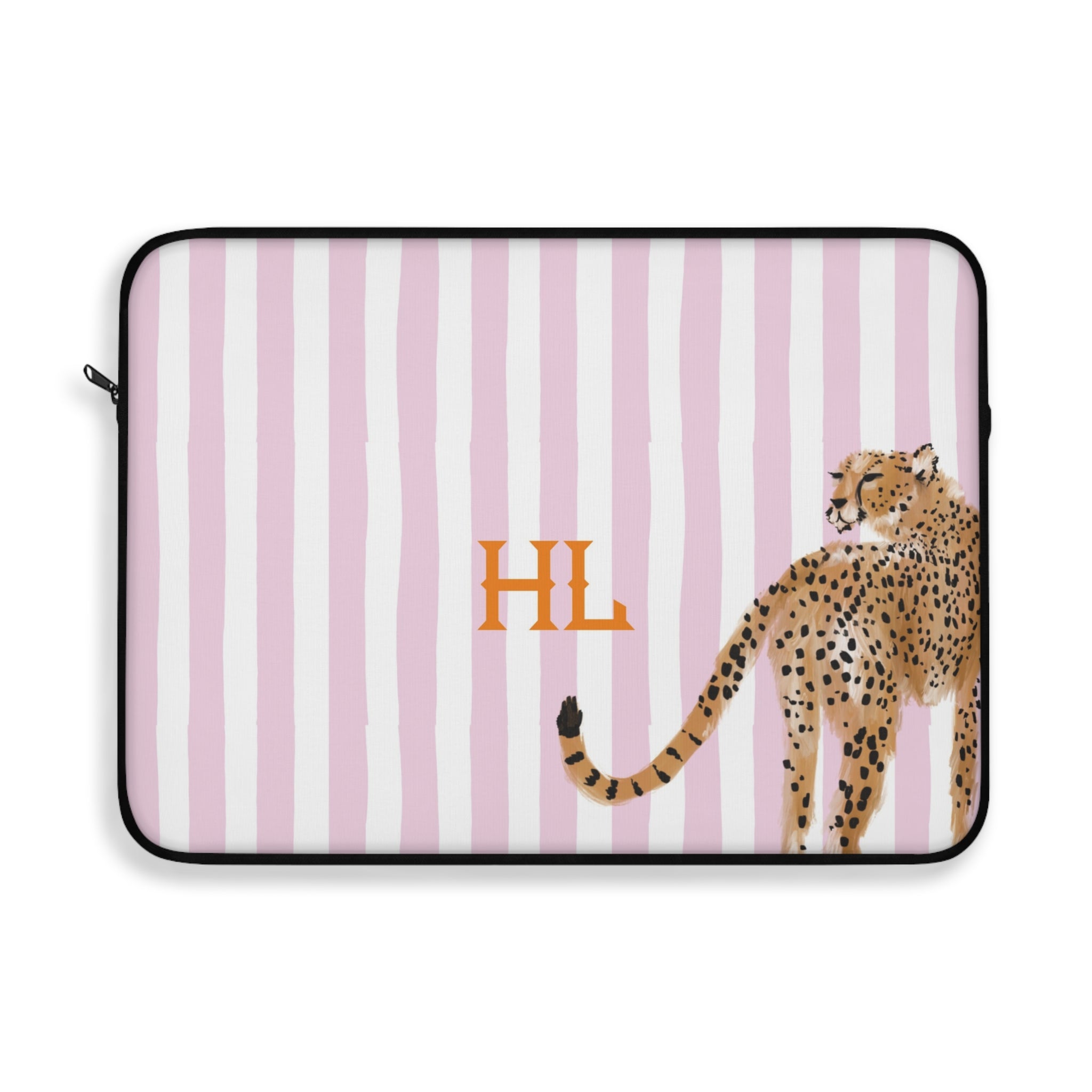 Preppy Cheetah Laptop Sleeve