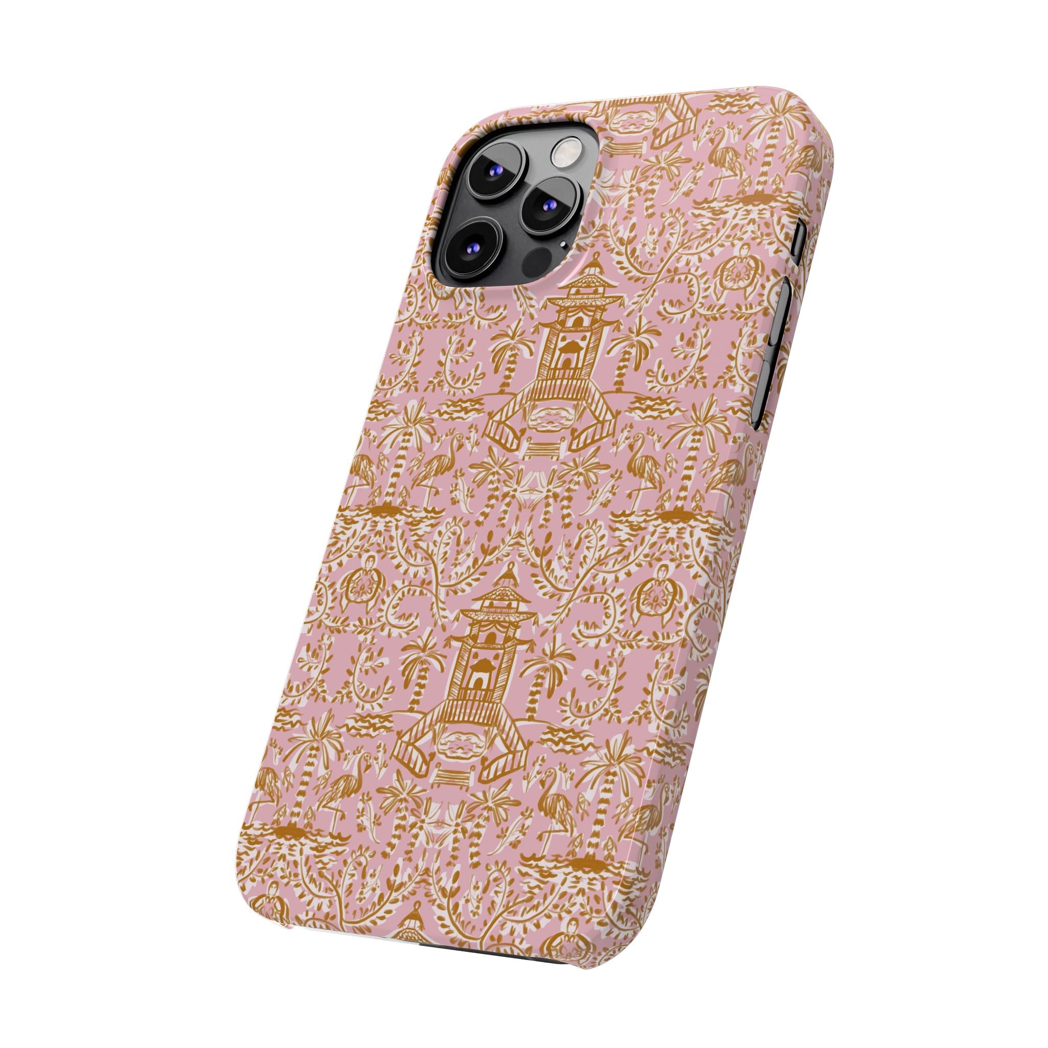 Soirée Pink Slim Phone Case