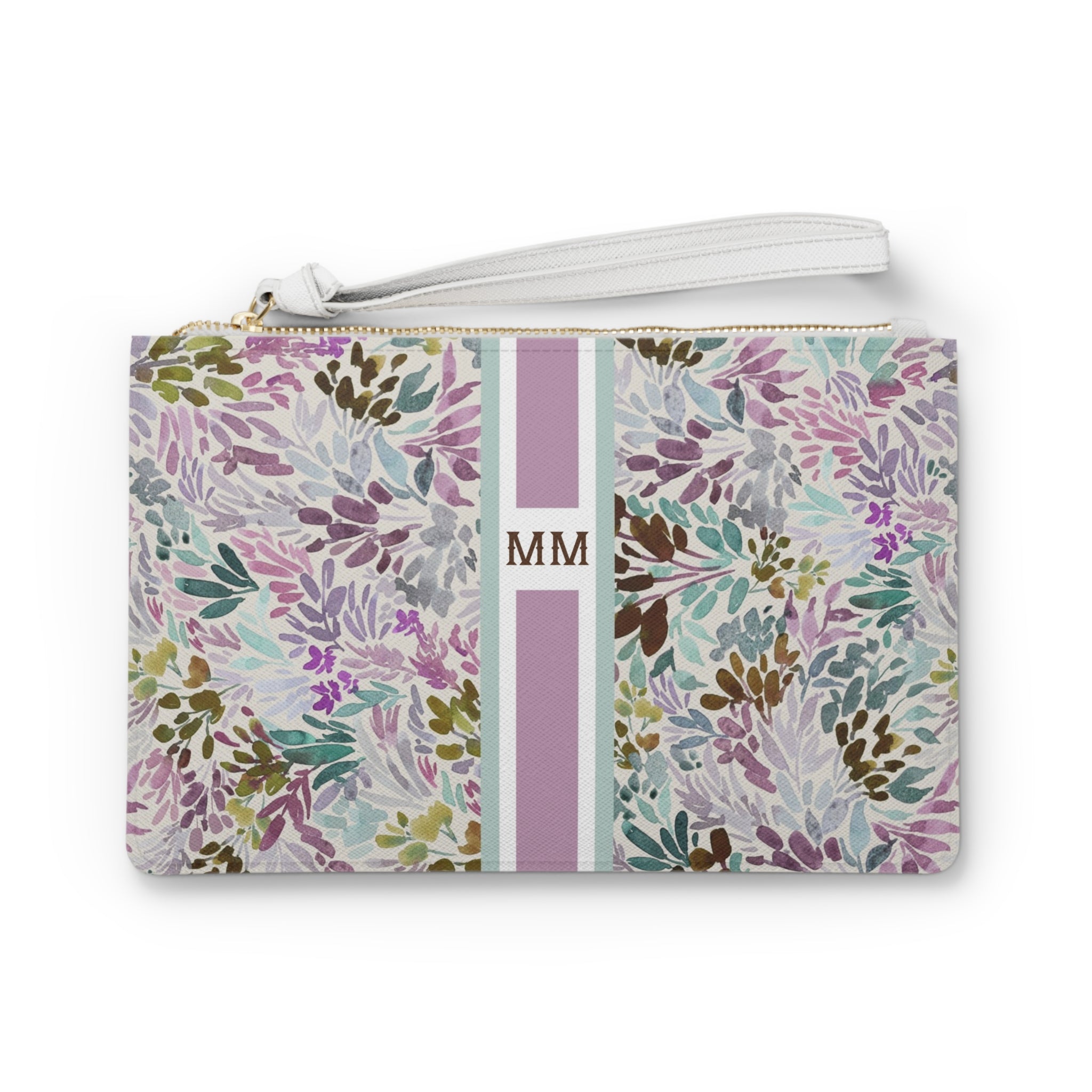 Daphne Striped Monogrammed Mahjong Card Holder