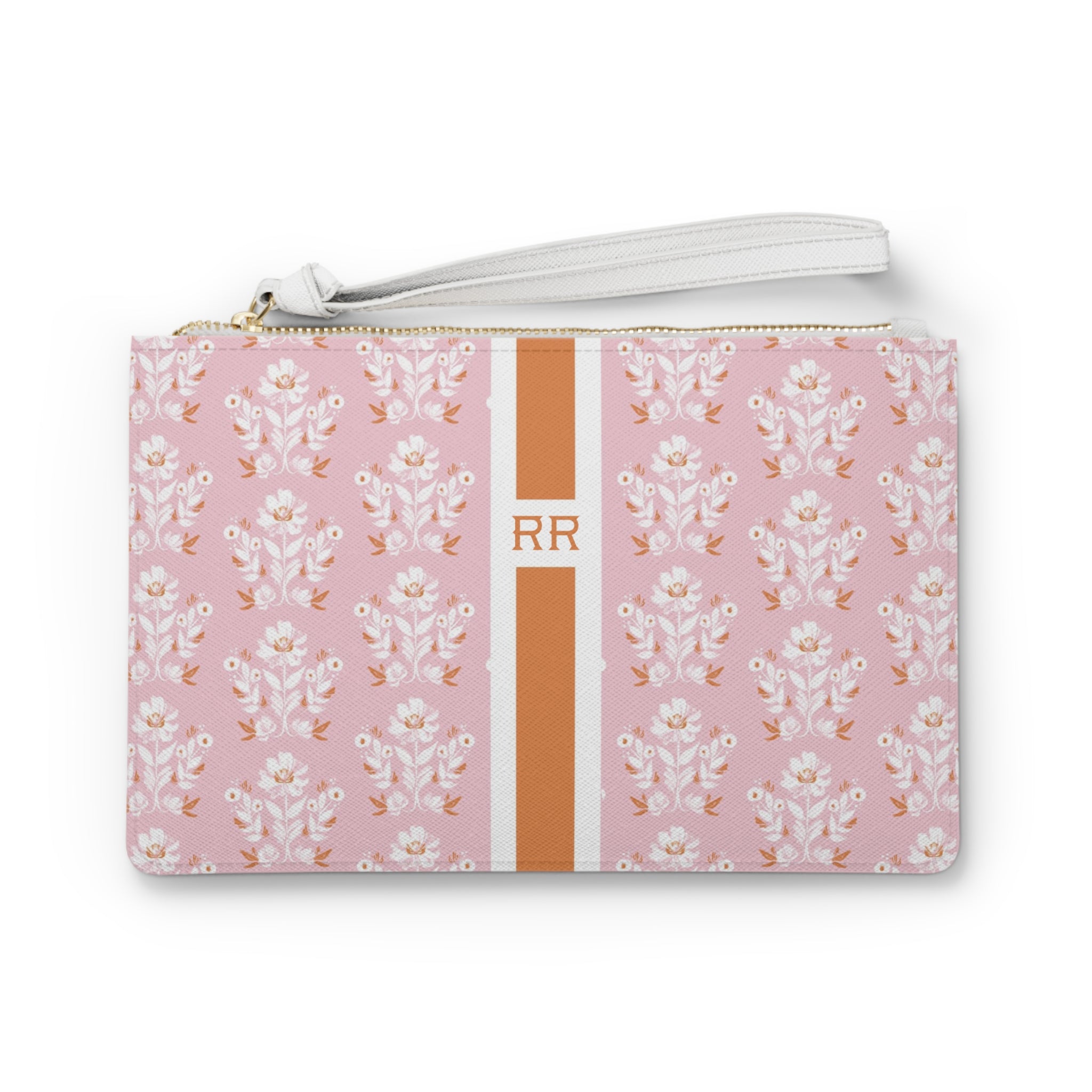 Evangeline Striped Monogrammed Mahjong Card Holder
