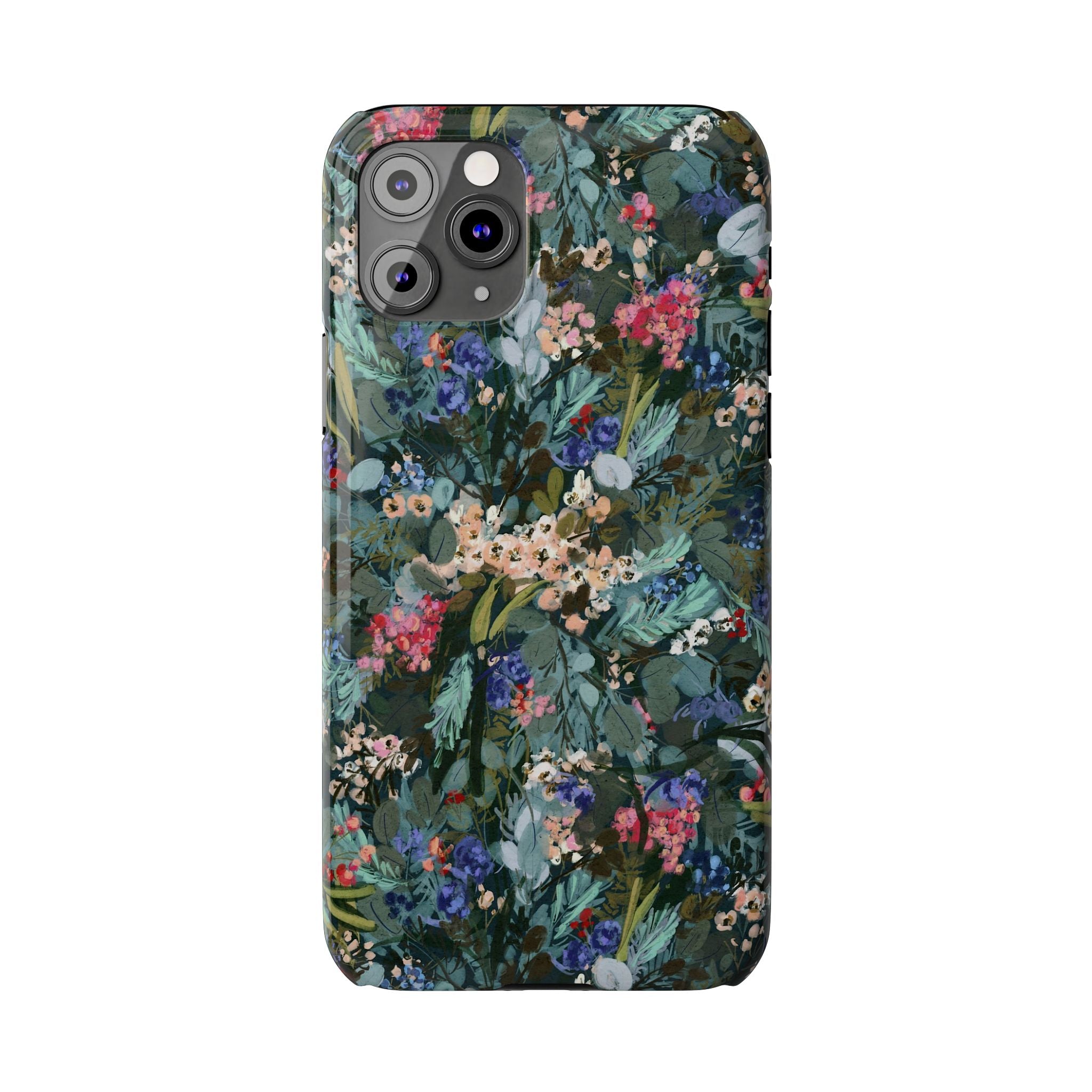 Winter Berry Slim Phone Case