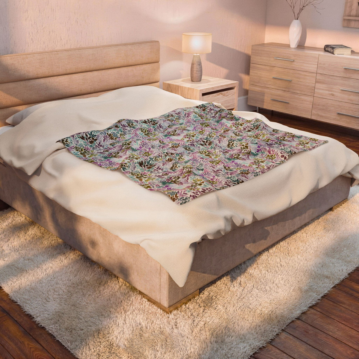 Daphne Velveteen Throw Blanket