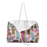 Safari Society Striped Monogrammed Mahjong Bag
