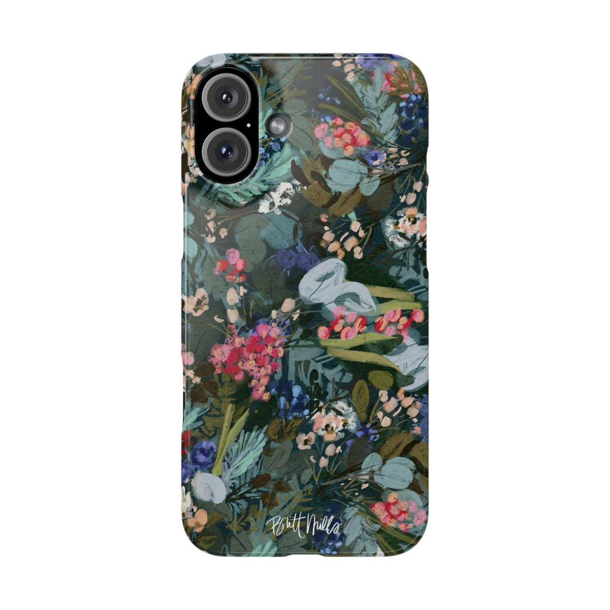 Winter Berry Slim Phone Case