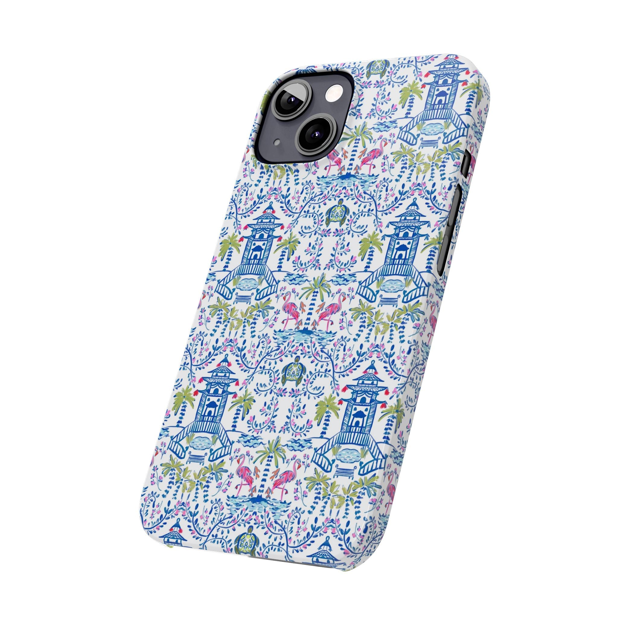 Colorful Chinoiserie Slim Phone Case