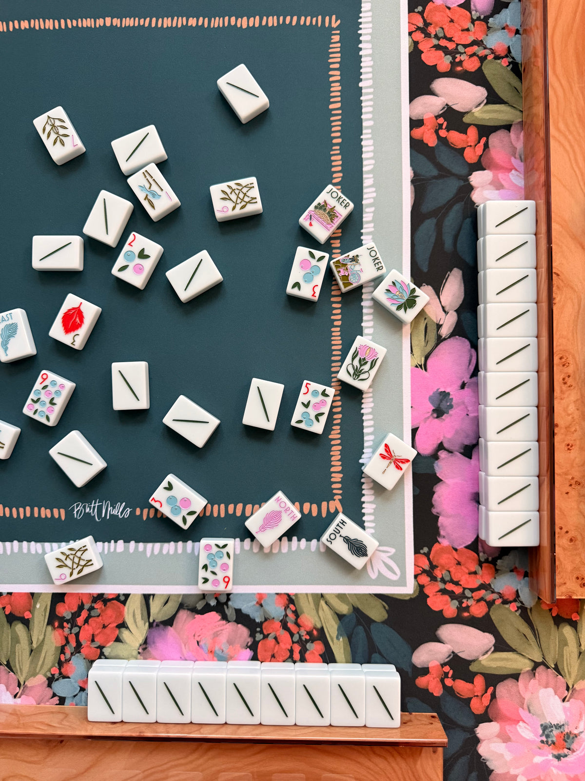 Viola Neoprene Mahjong Mat