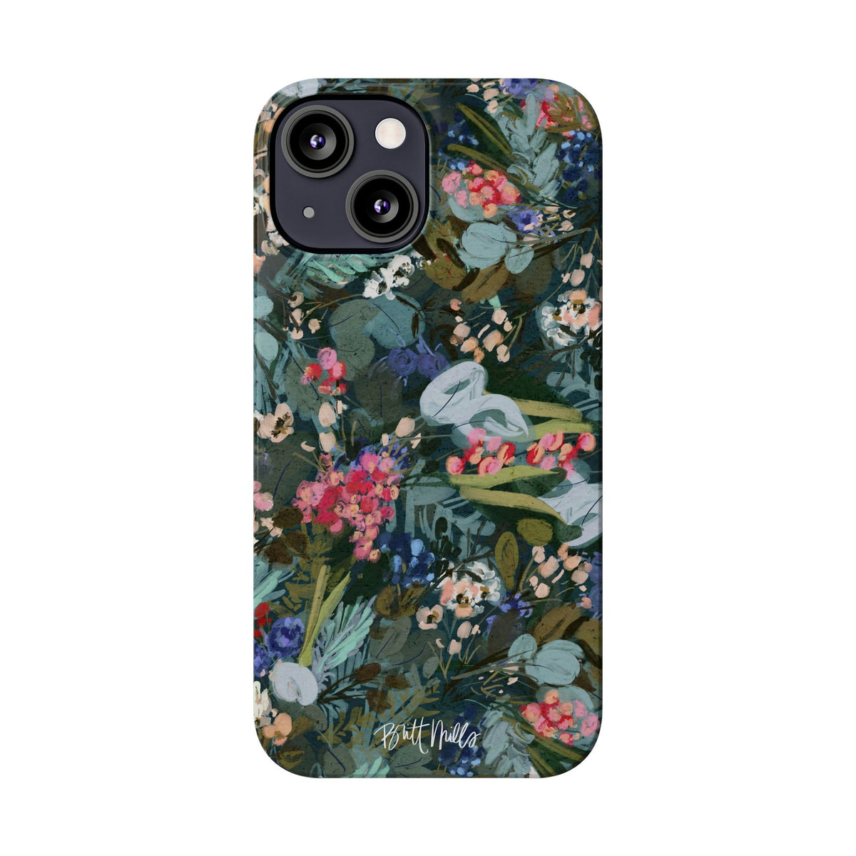 Winter Berry Slim Phone Case
