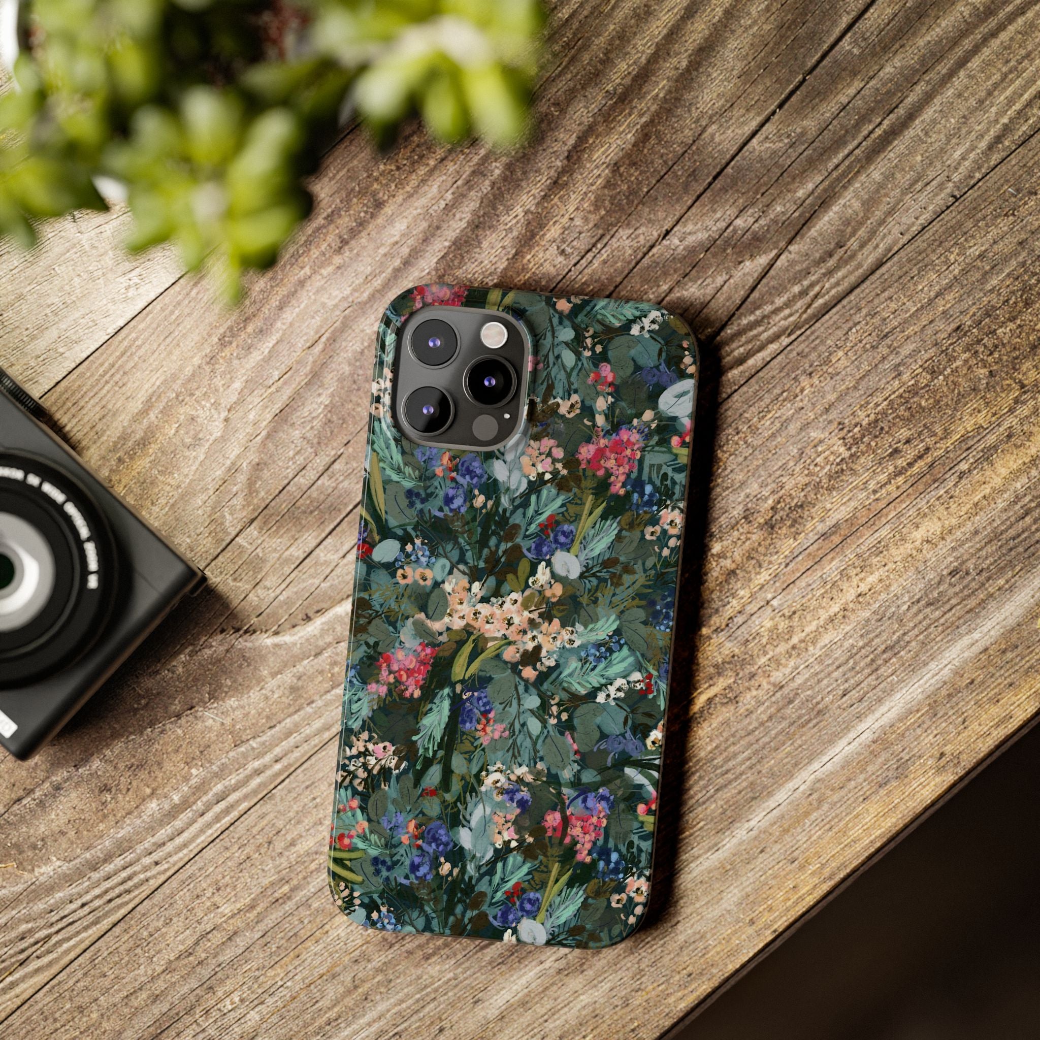 Winter Berry Slim Phone Case