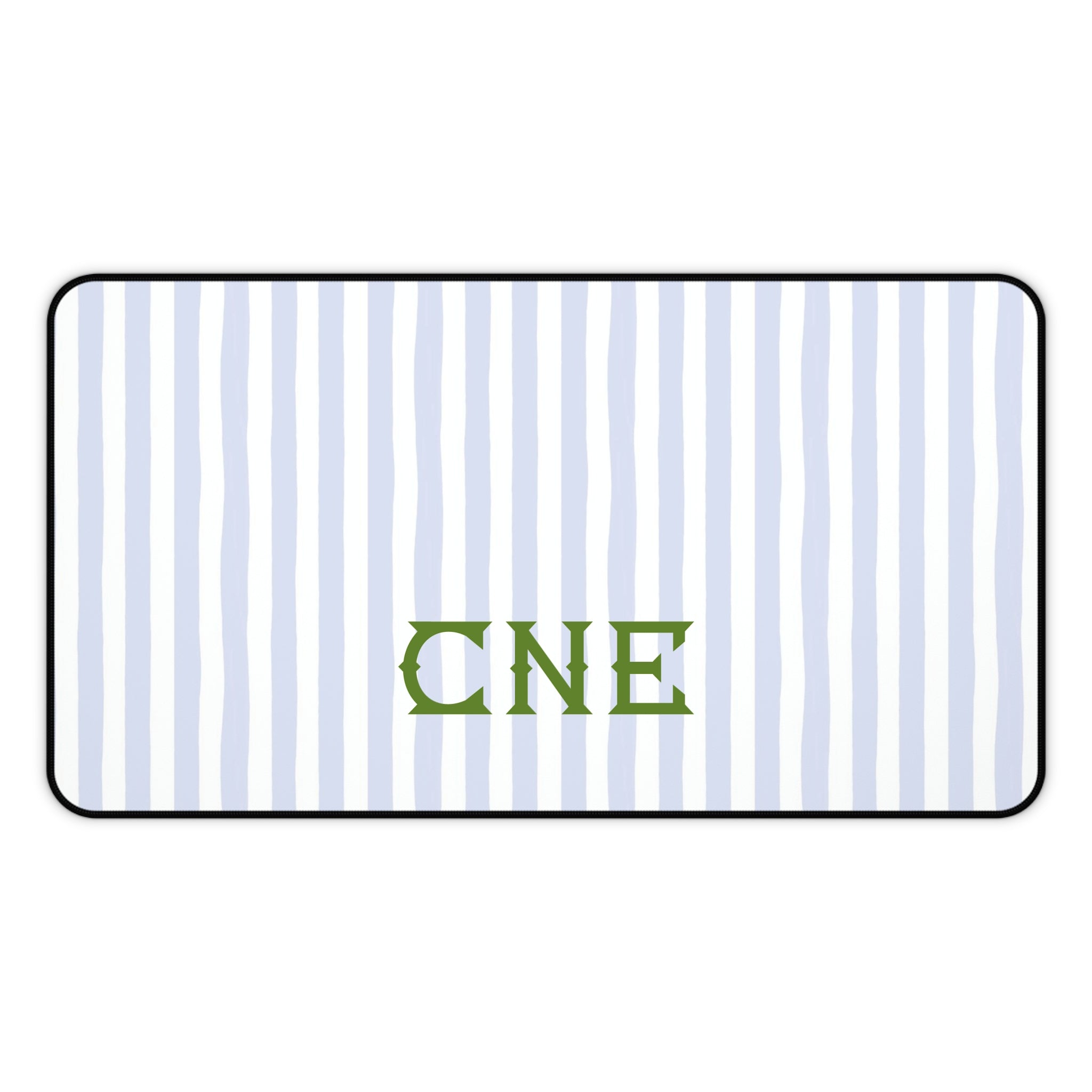 Seaside Stripes Monogrammed Desk Mat
