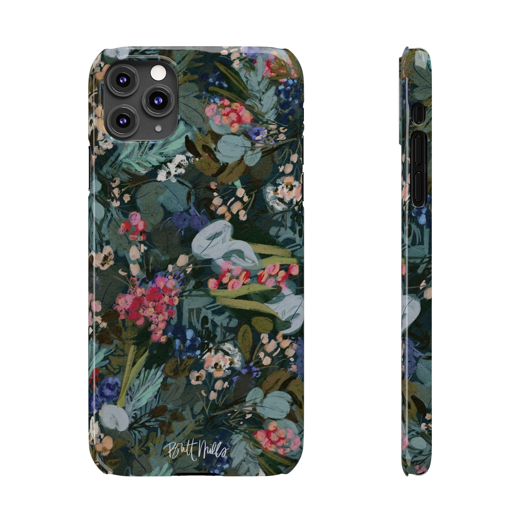 Winter Berry Slim Phone Case