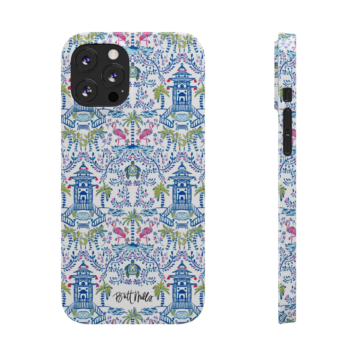 Colorful Chinoiserie Slim Phone Case