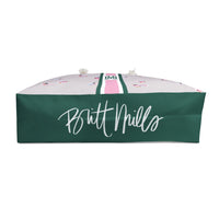 Duck Tales Striped Monogrammed Mahjong Bag