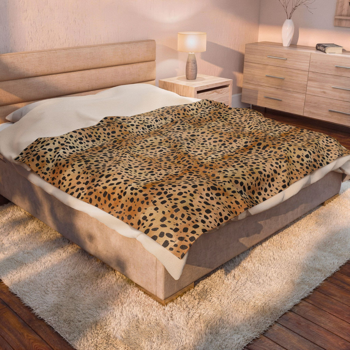 Heiress Velveteen Throw Blanket