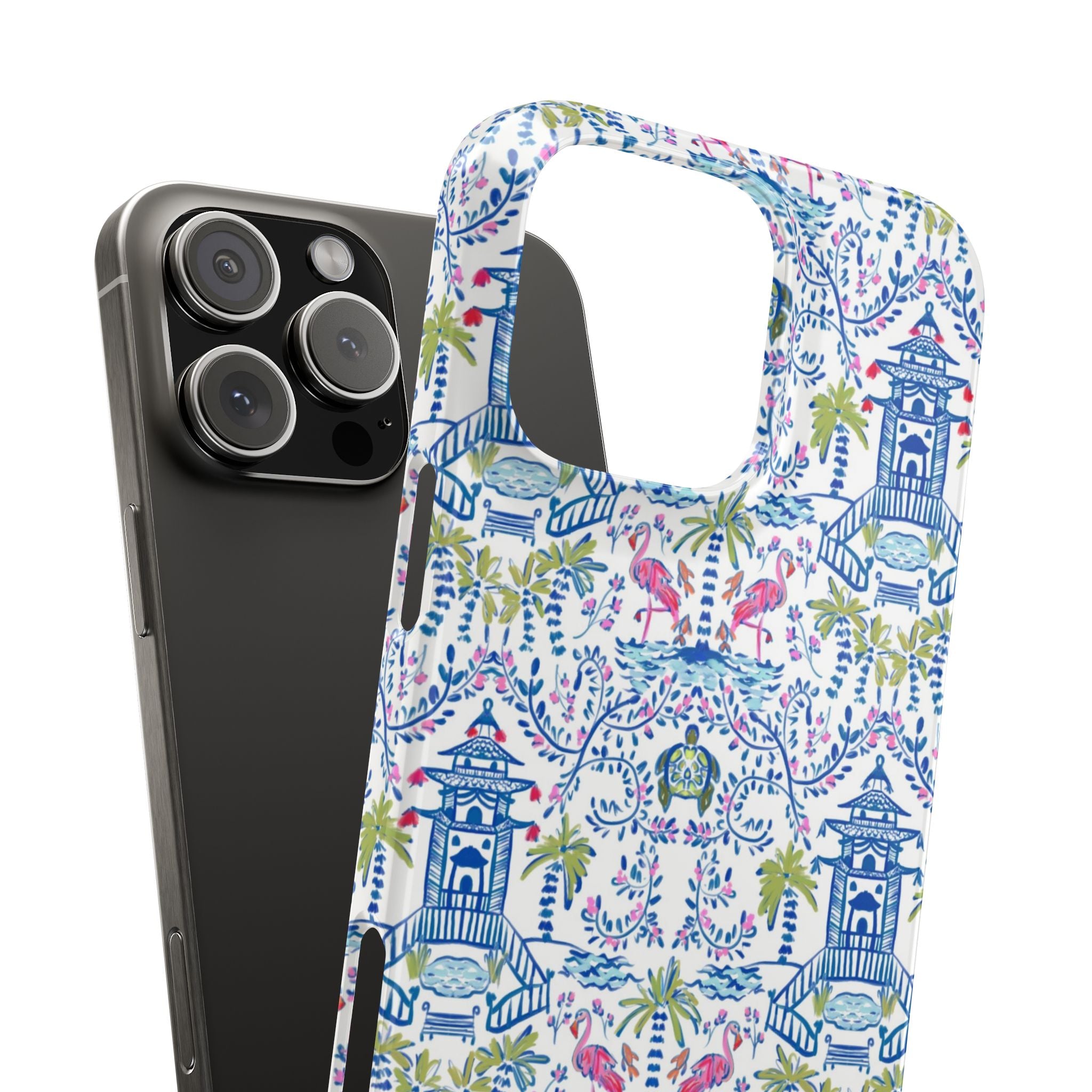 Colorful Chinoiserie Slim Phone Case