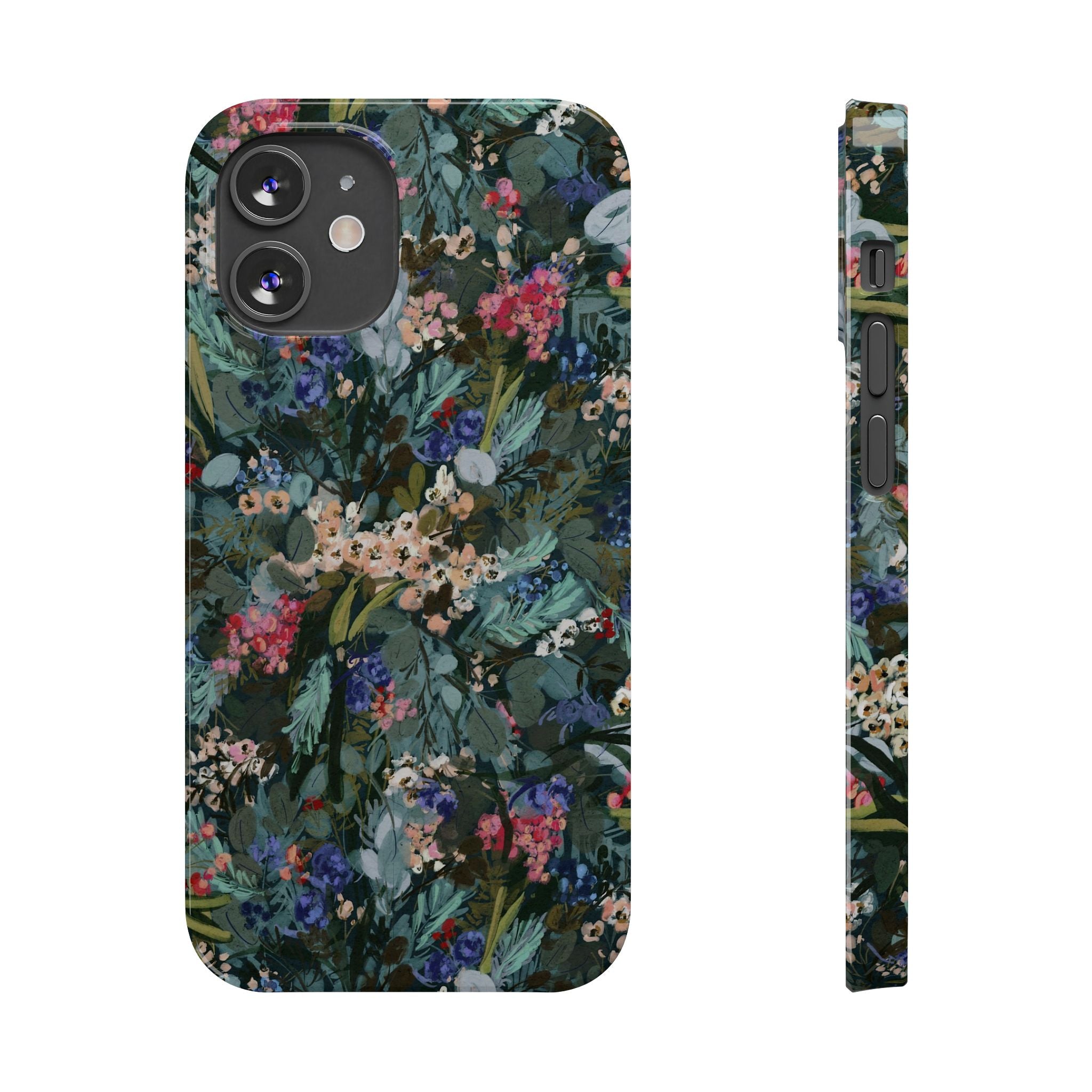 Winter Berry Slim Phone Case