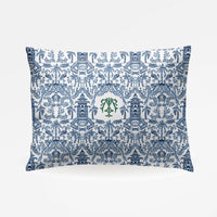 Palm Beach Monogrammed Standard Pillowcase