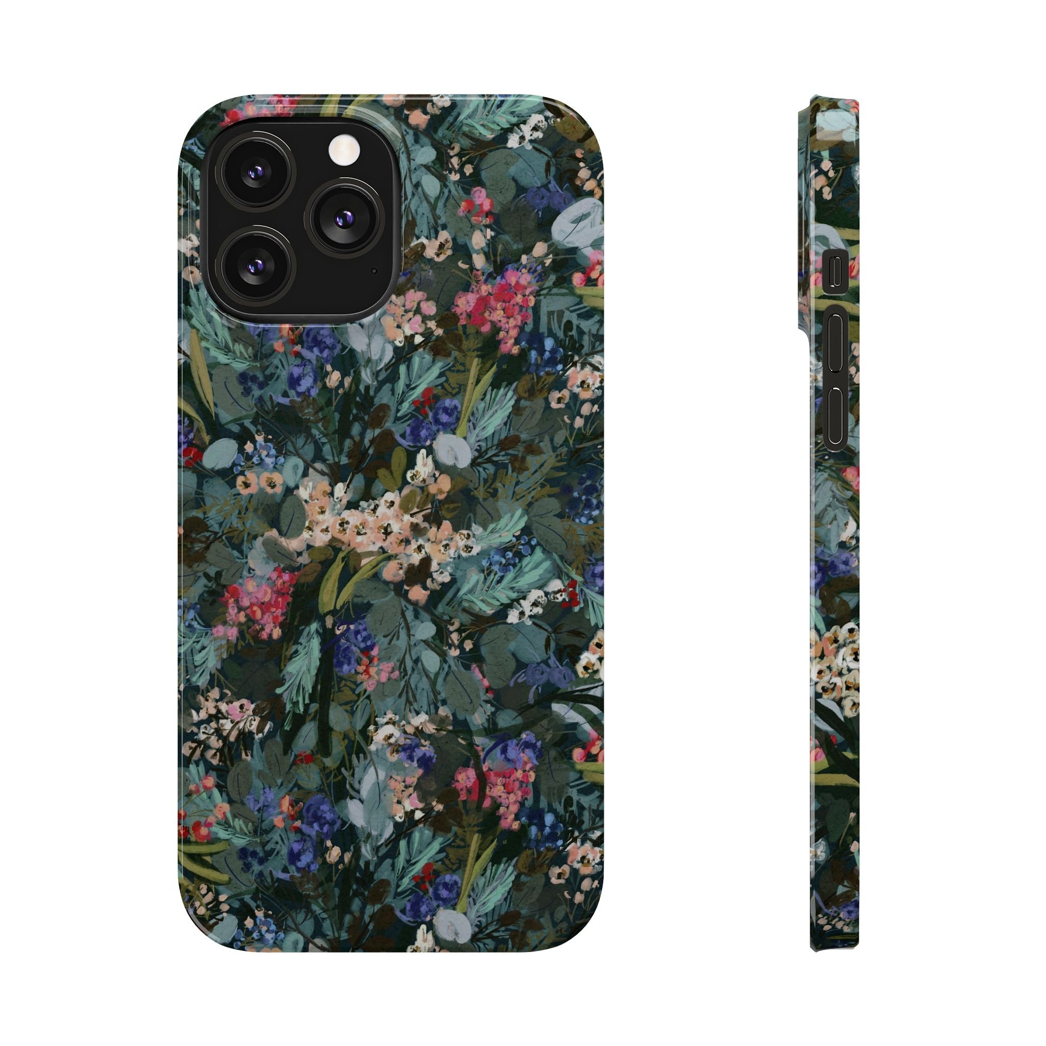 Winter Berry Slim Phone Case