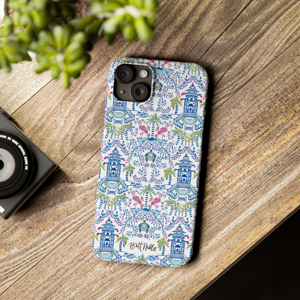 Colorful Chinoiserie Slim Phone Case