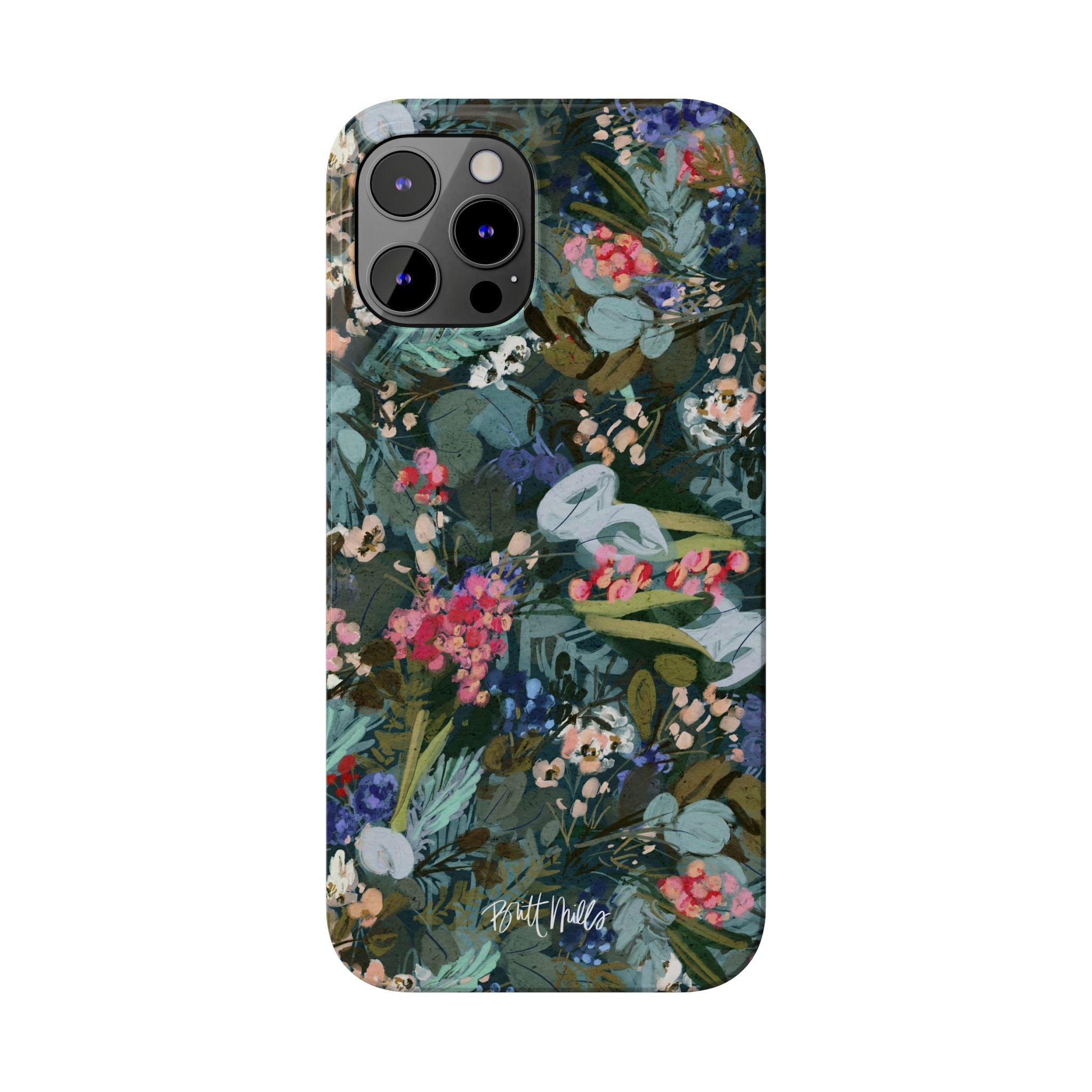 Winter Berry Slim Phone Case