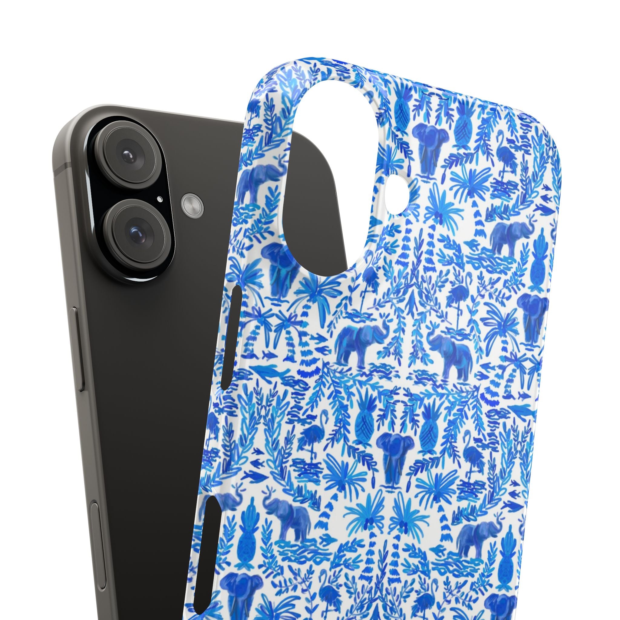 Elephant Fun Slim Phone Case