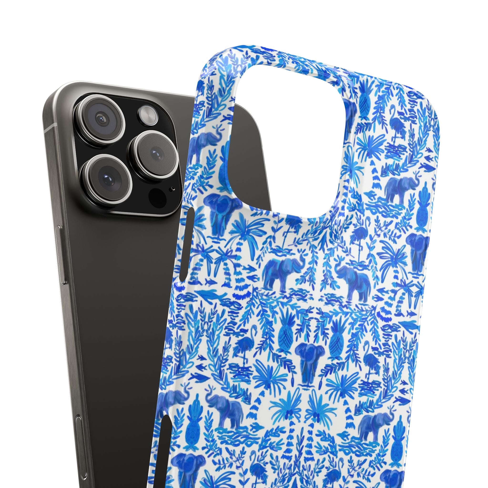 Elephant Fun Slim Phone Case