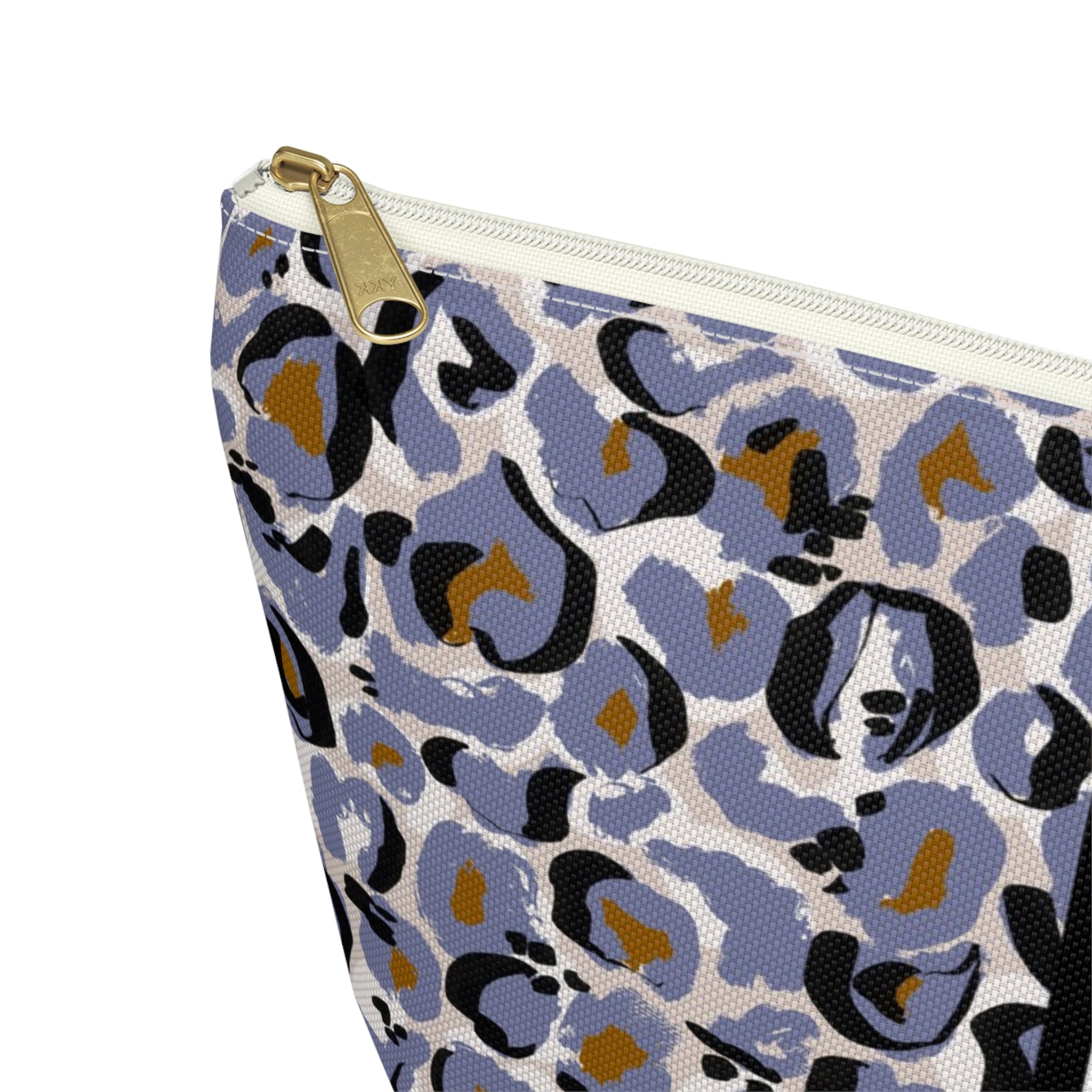 Quinn II Striped Monogrammed Mahjong Tile Pouch