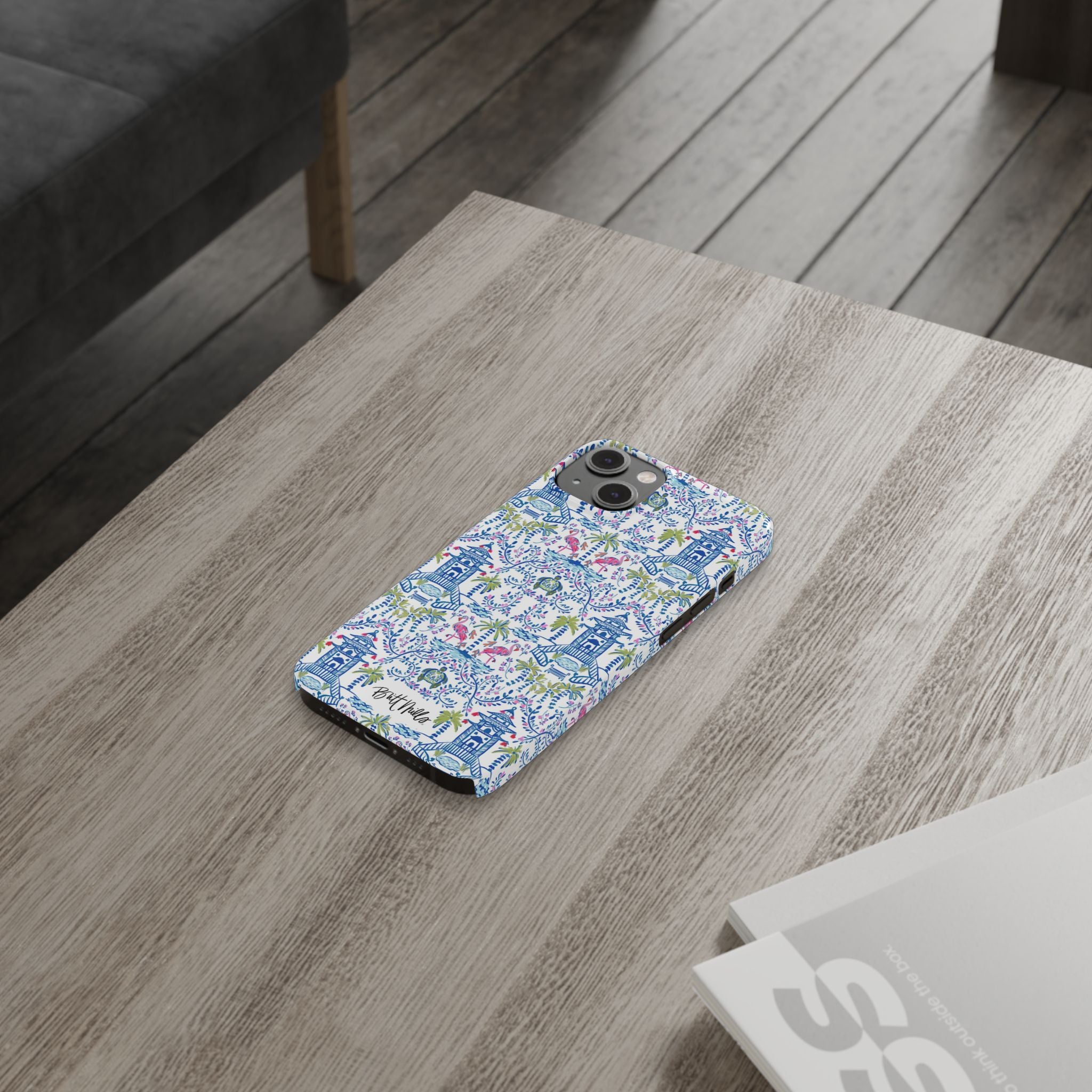 Colorful Chinoiserie Slim Phone Case