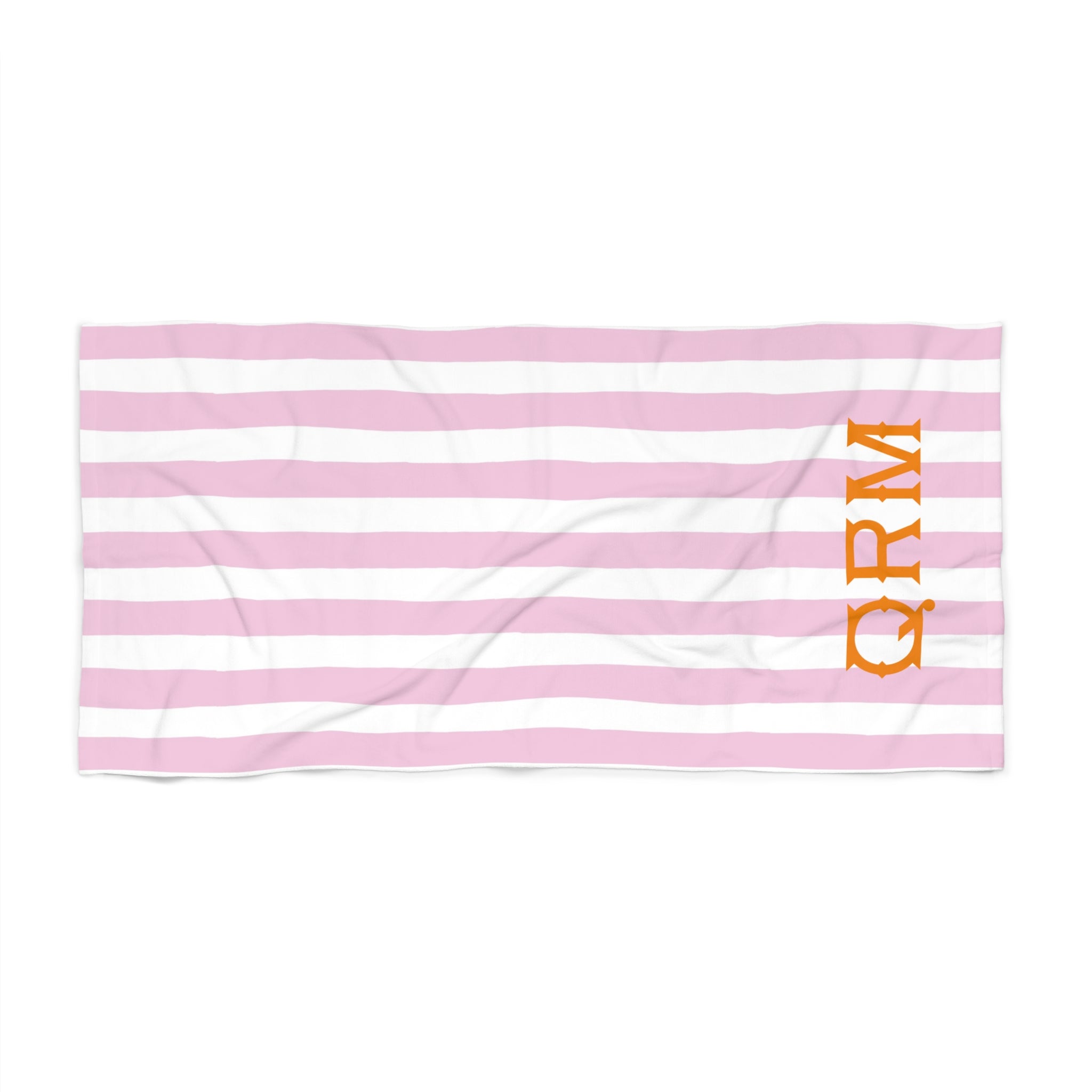 Primrose Monogrammed Beach Towel