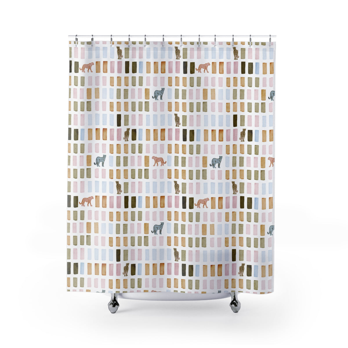 House Print Shower Curtain