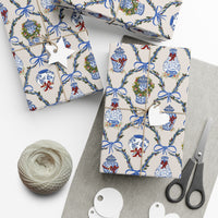 Chinoiserie Christmas Wrapping Paper