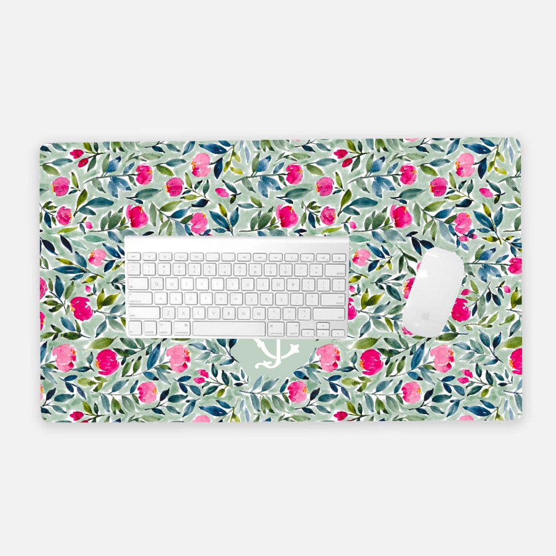 Boca Monogrammed Desk Mat - Large (24" x 14")