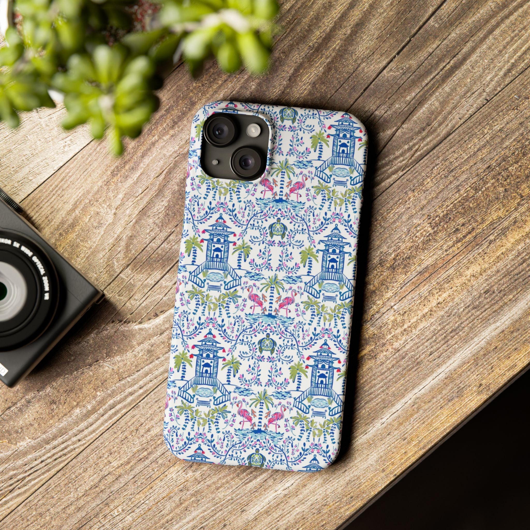 Colorful Chinoiserie Slim Phone Case