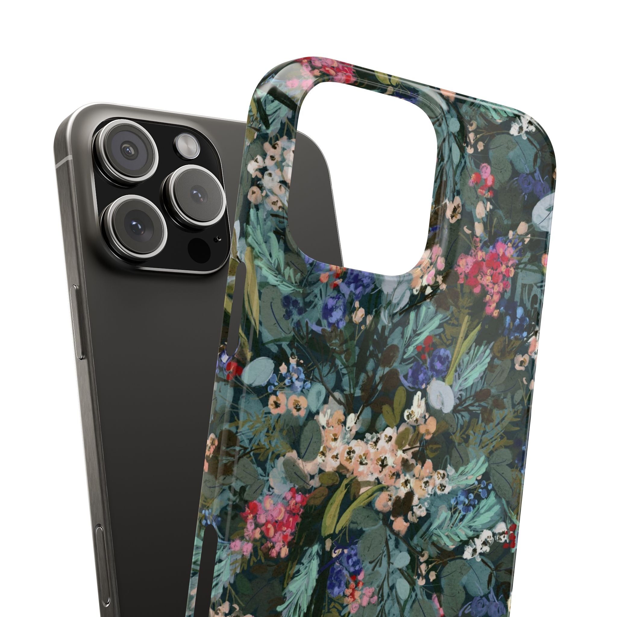 Winter Berry Slim Phone Case