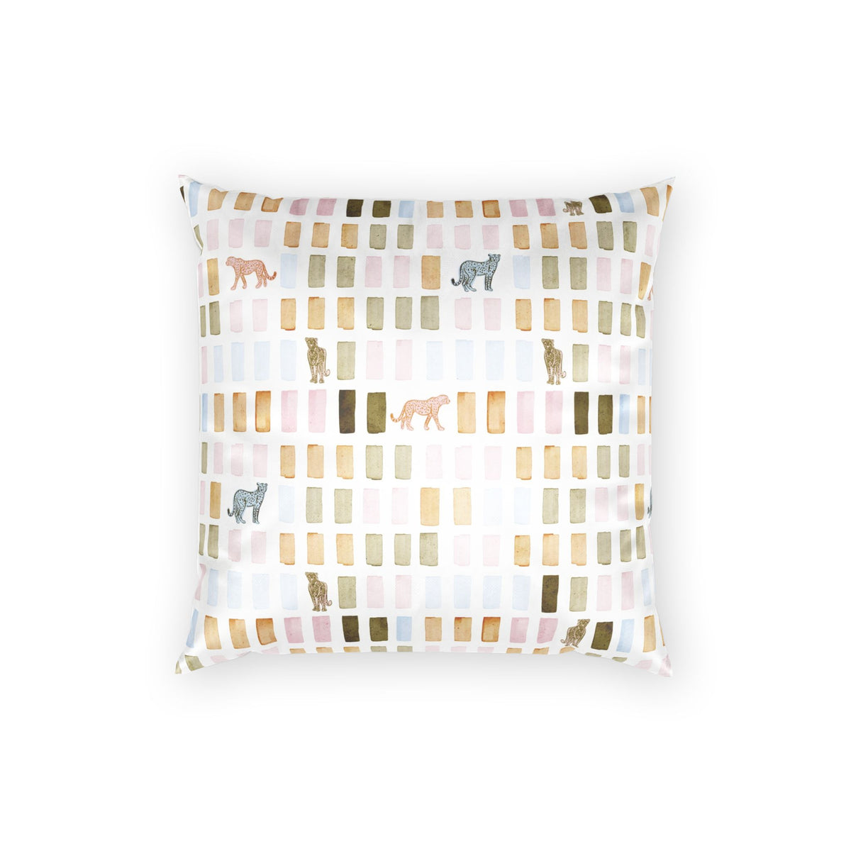 House Print Velvet Pillow