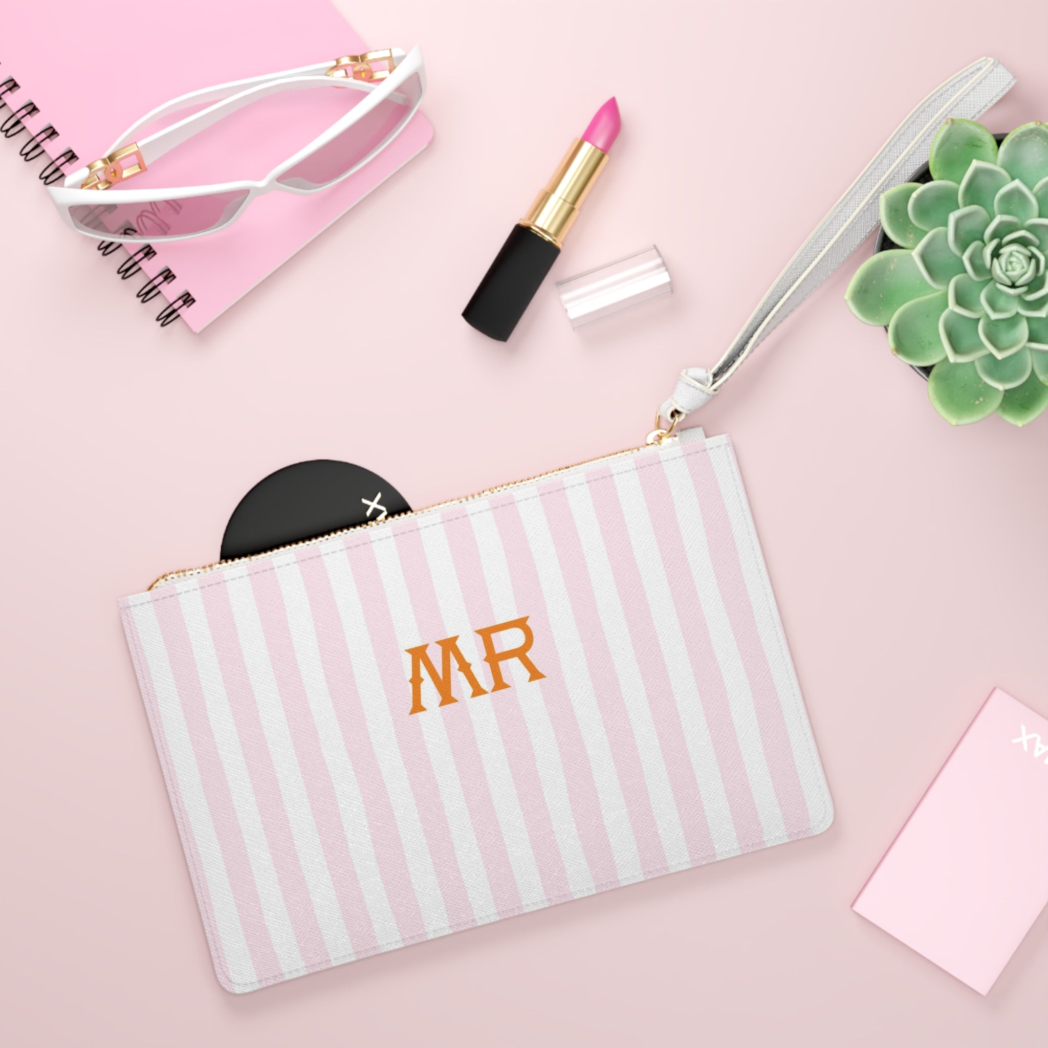 Primrose Monogrammed Mahjong Card Holder