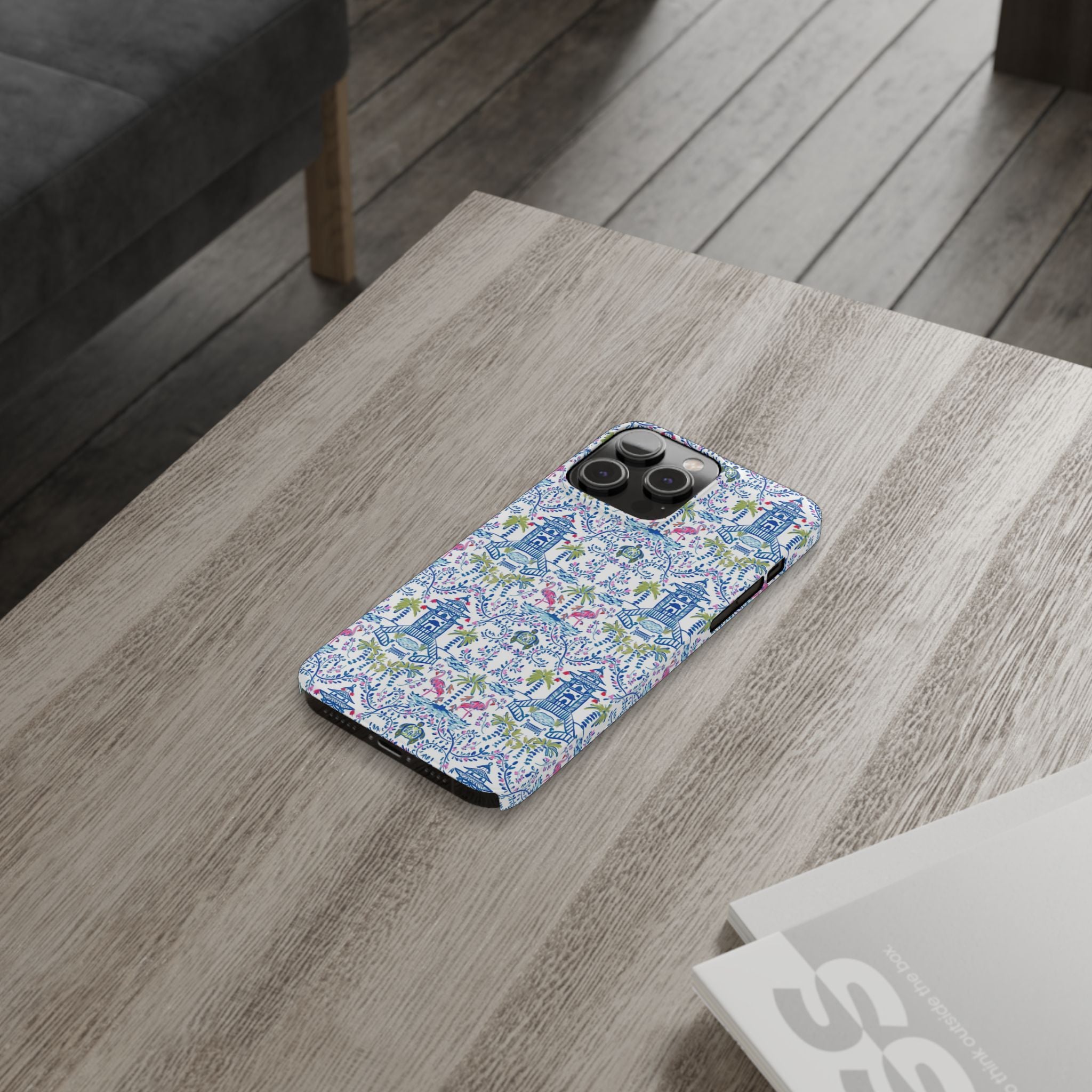 Colorful Chinoiserie Slim Phone Case