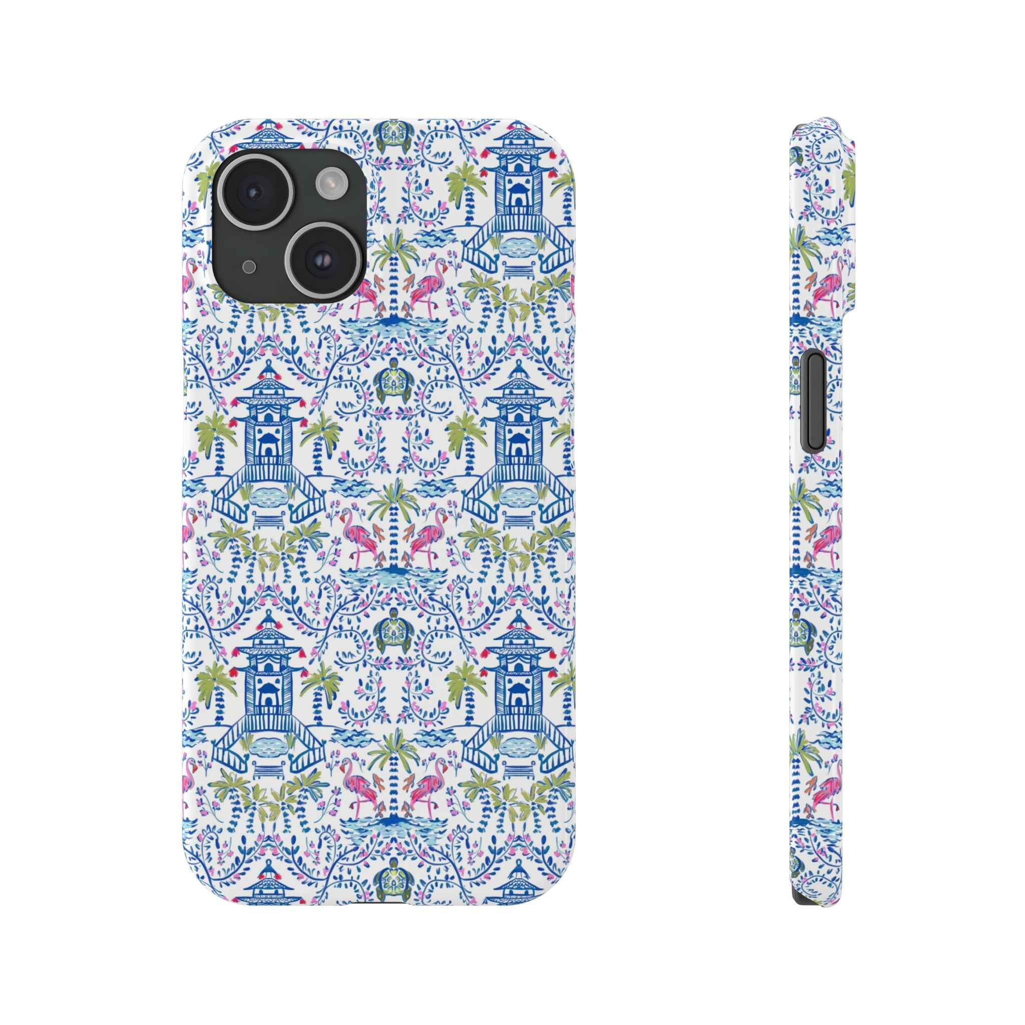 Colorful Chinoiserie Slim Phone Case
