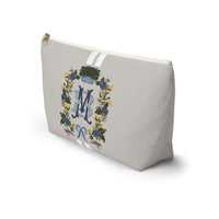 The Southern Bell Crest Monogrammed Pouch