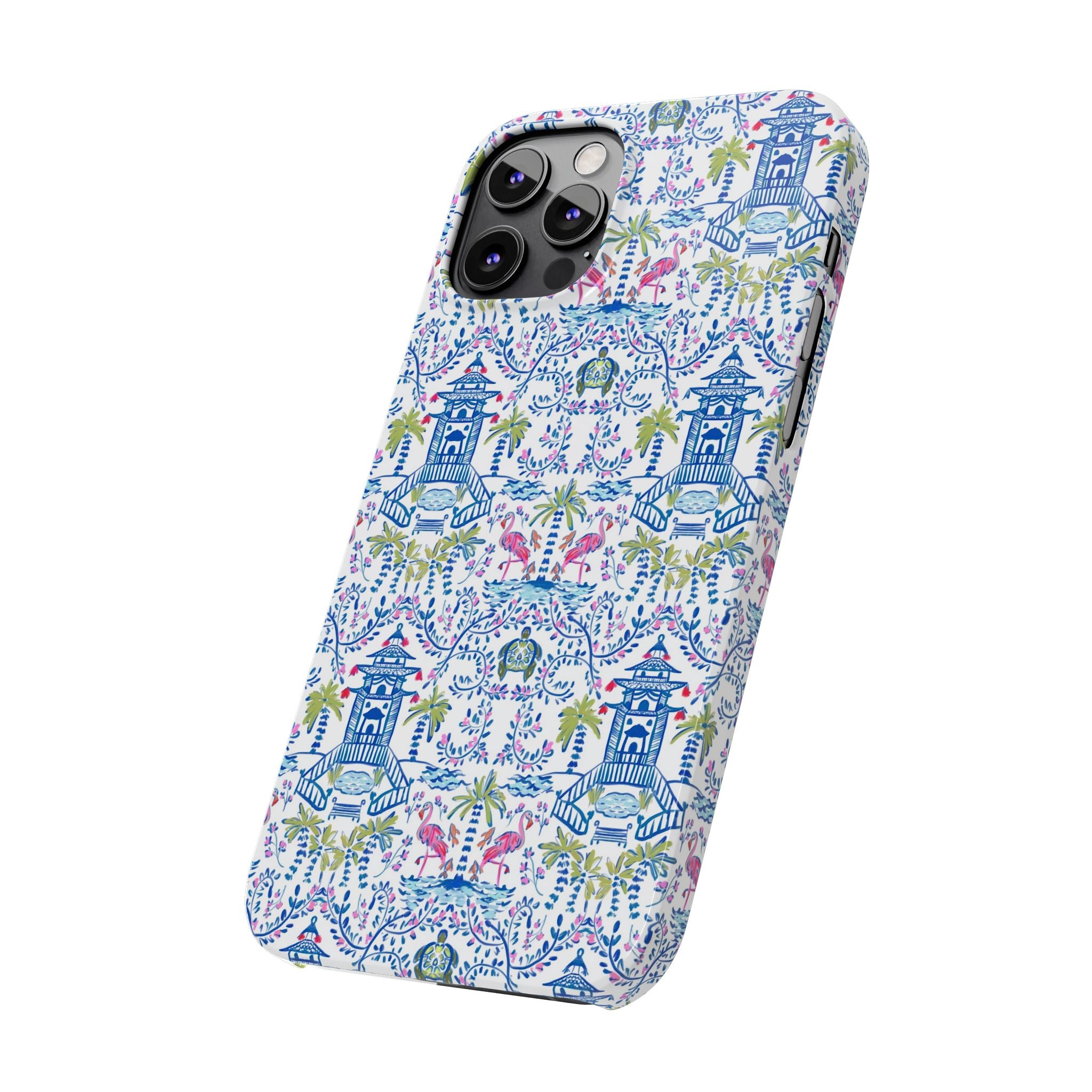 Colorful Chinoiserie Slim Phone Case