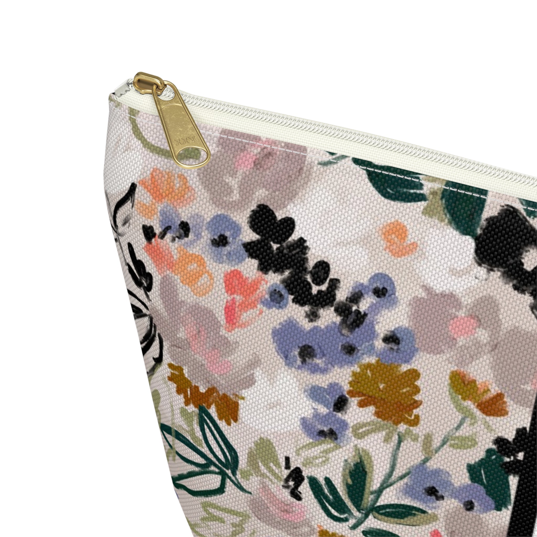 Quinn Striped Monogrammed Mahjong Tile Pouch