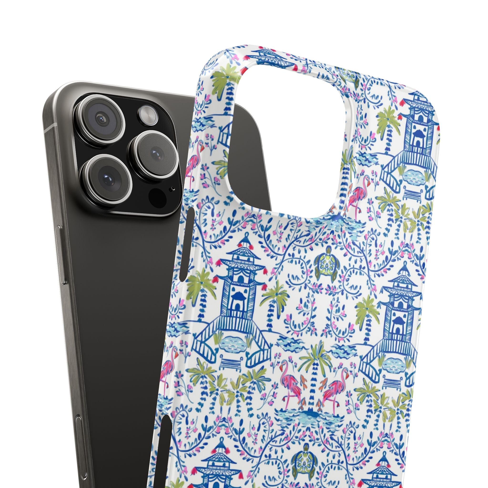 Colorful Chinoiserie Slim Phone Case