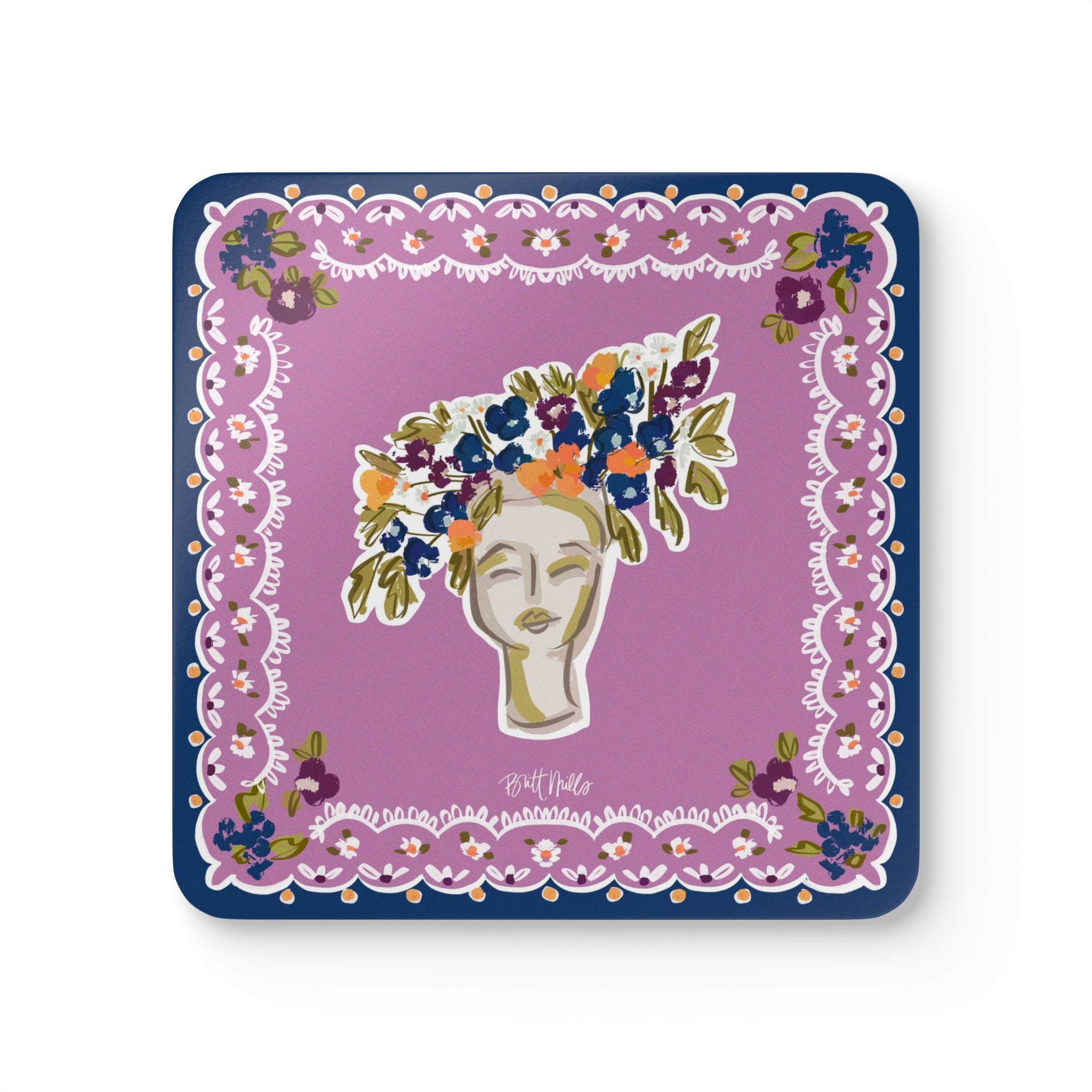Tilly Mahjong Mat Art Coaster Set (Set of 4)