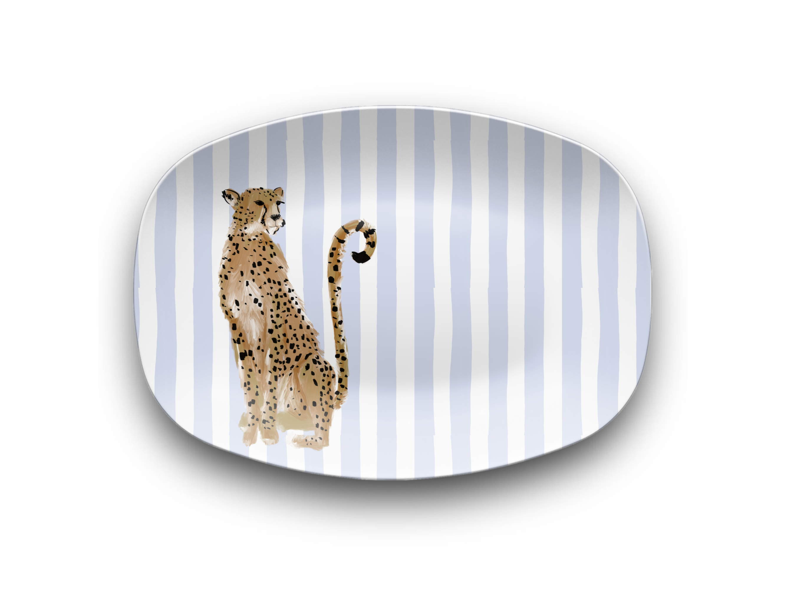 Preppy Cheetah Dinnerware Collection (Unbreakable and BPA-free)