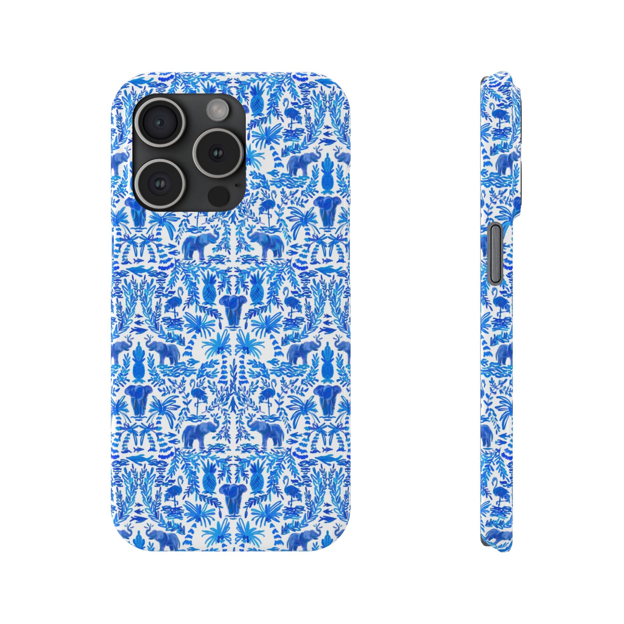 Elephant Fun Slim Phone Case