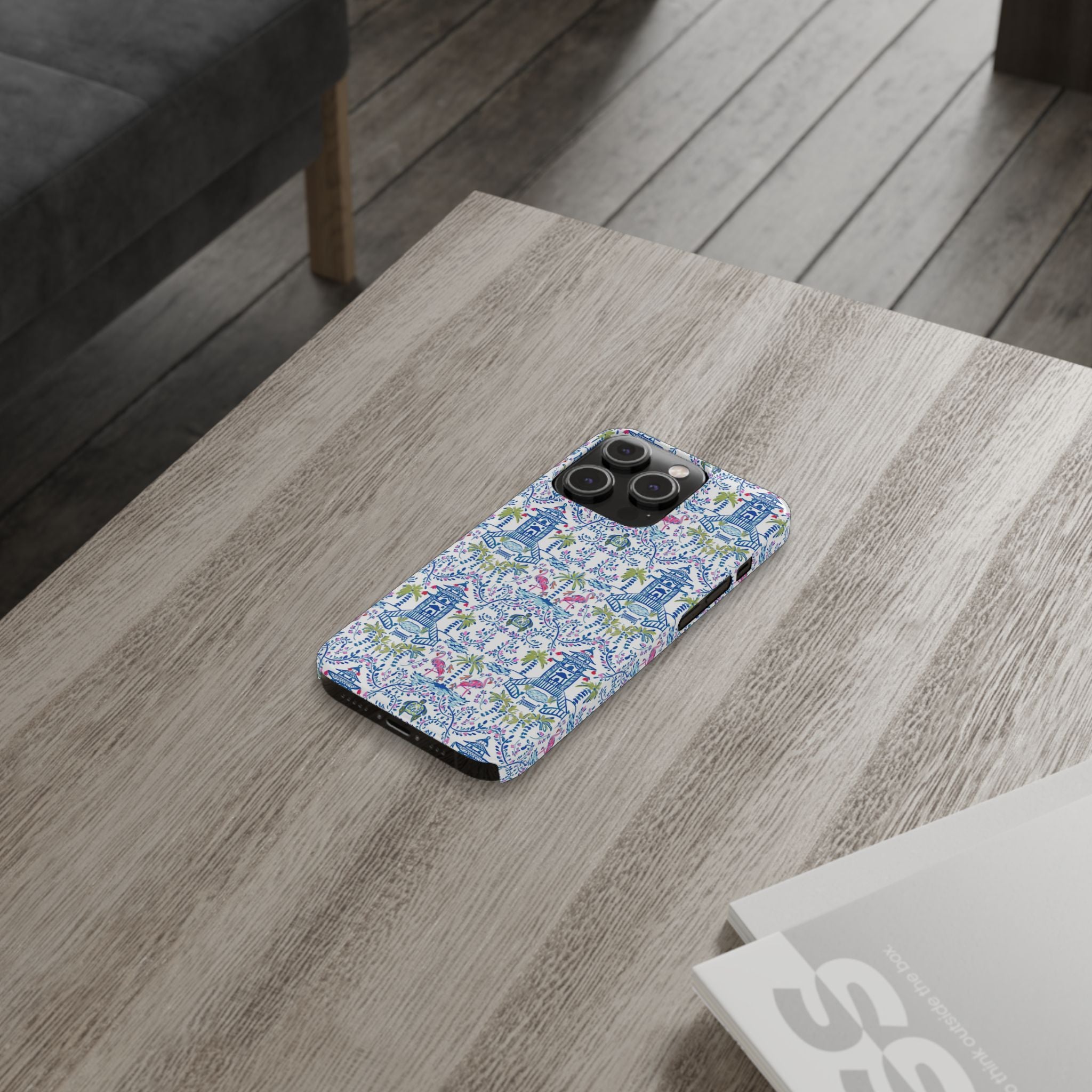 Colorful Chinoiserie Slim Phone Case