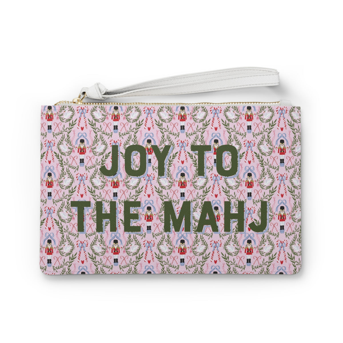 Joy to the Mahj Holiday Mahjong Card Holder in Nutcracker