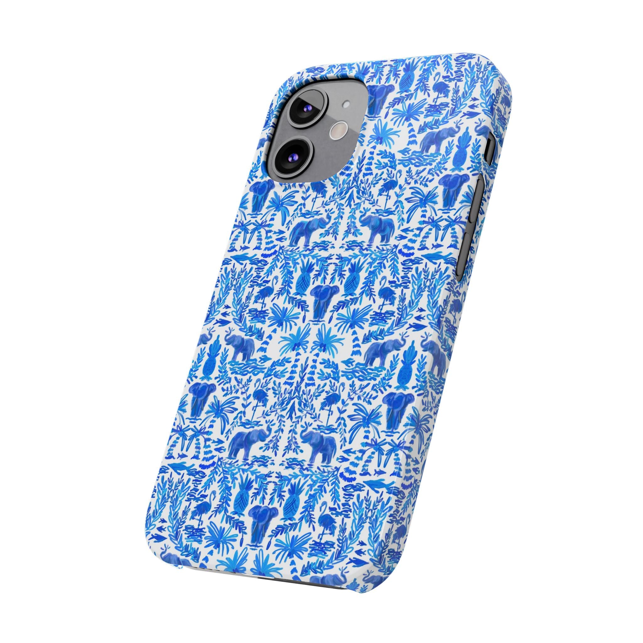 Elephant Fun Slim Phone Case