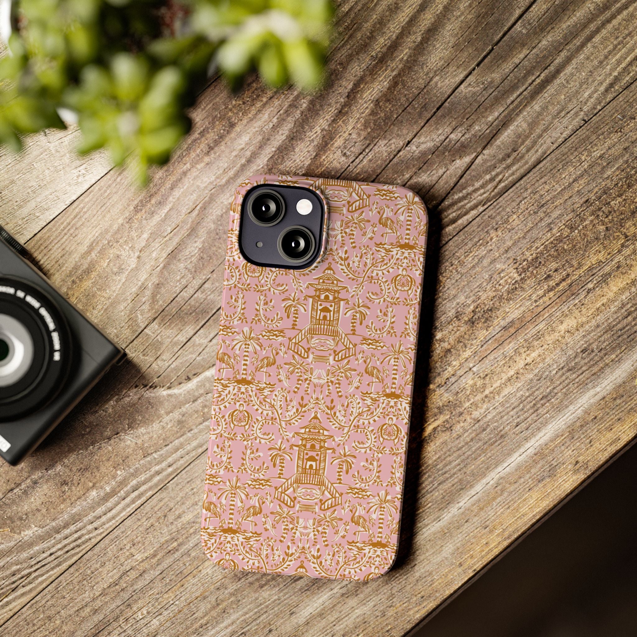 Soirée Pink Slim Phone Case
