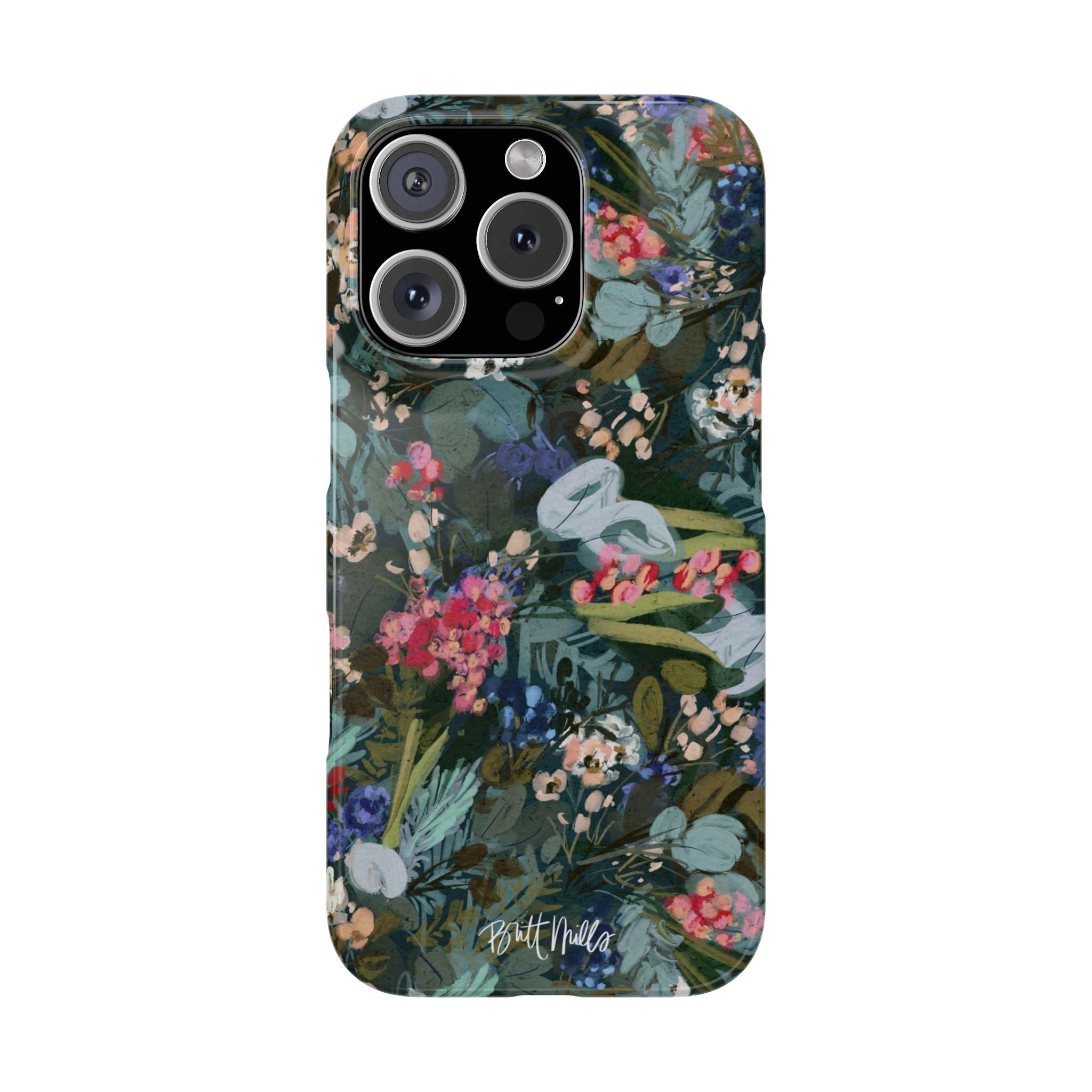 Winter Berry Slim Phone Case