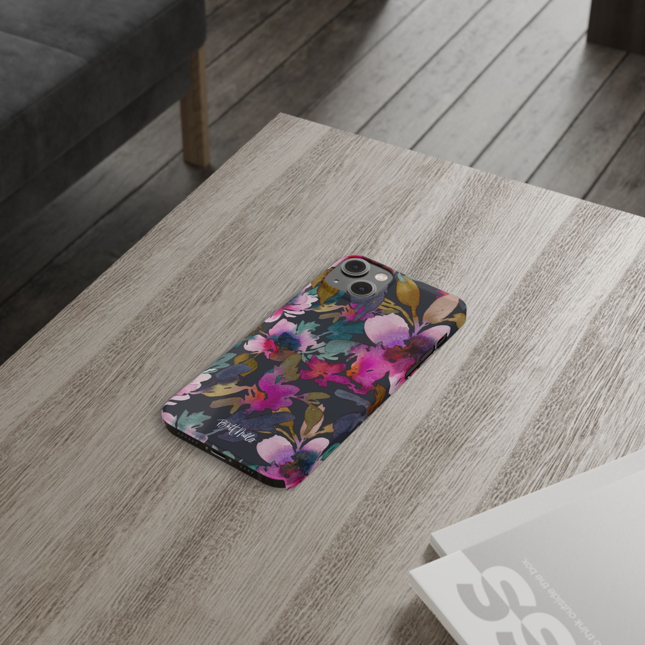 Flourish Slim Phone Case